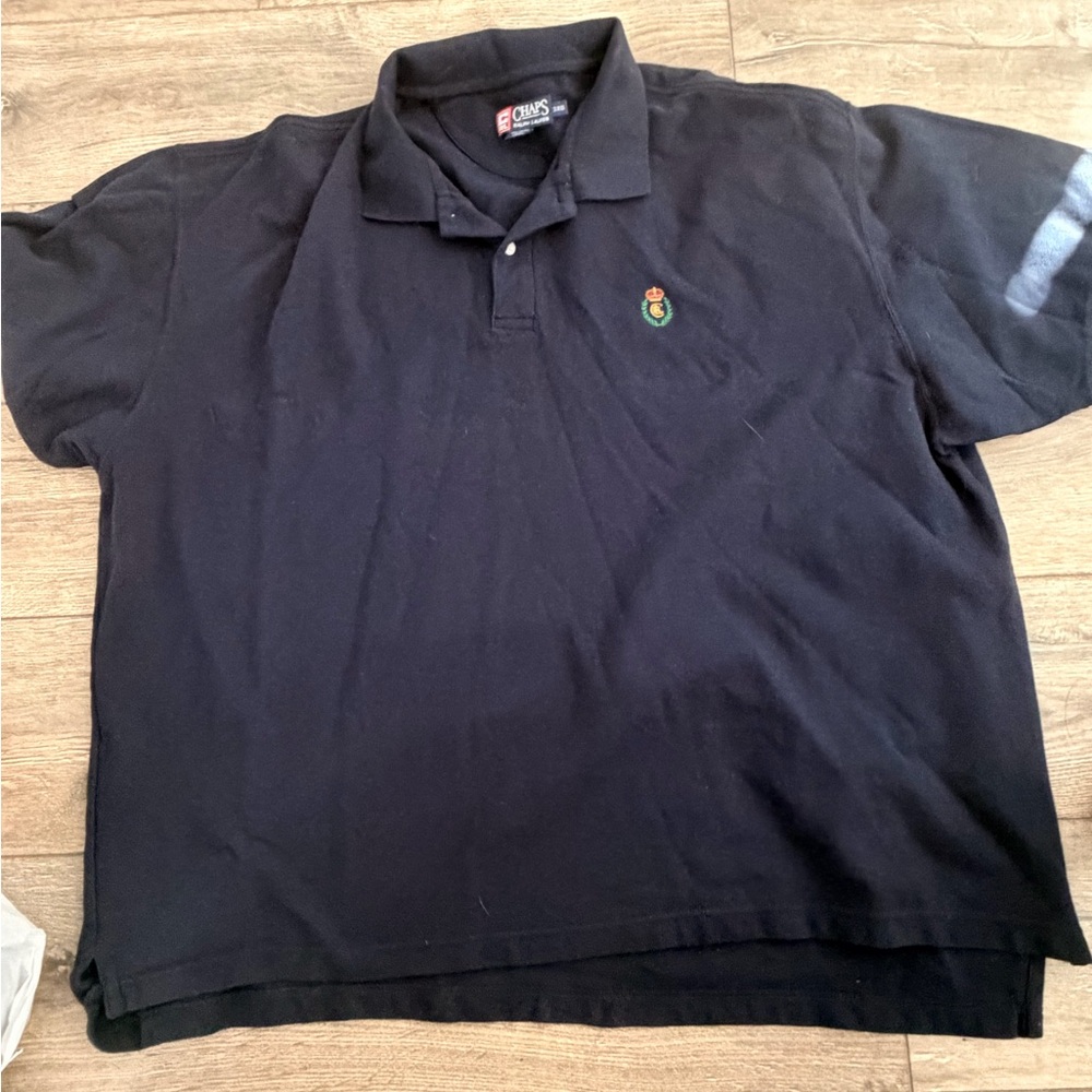 Ralph Lauren Men’s Navy Polo with Crest Emblem